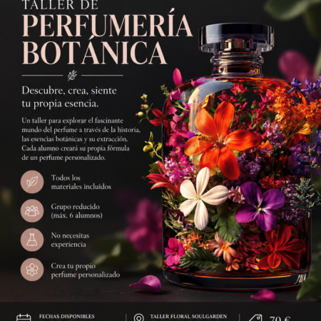 Taller de perfumería botánica en Granada impartido por Alquería de Sulayr