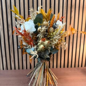 Ramo flores preservadas Golden